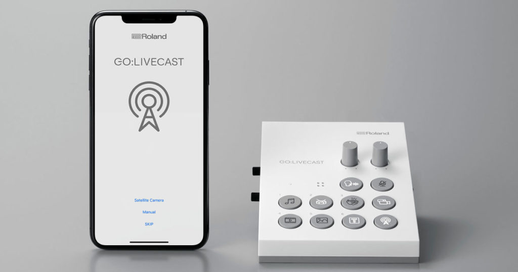 Roland GO:LIVECAST Live Streaming Studio for Smartphones