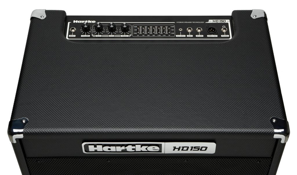 Hartke HD150 Bass Combo Amp top view