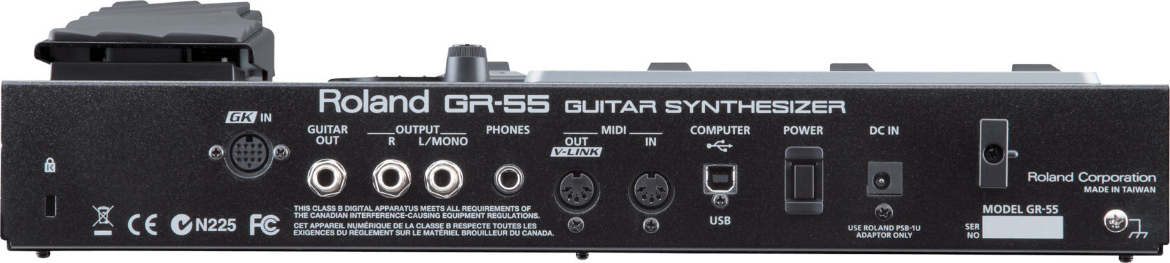 Roland GR-55 Guitar Synthesizer with GK-3 Pickup (Black)