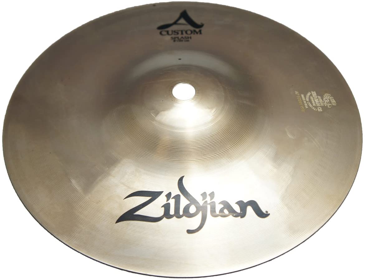 Zildjian 10 inch A Custom Splash Brilliant Drumset Cymbal with Blend Balance A20542