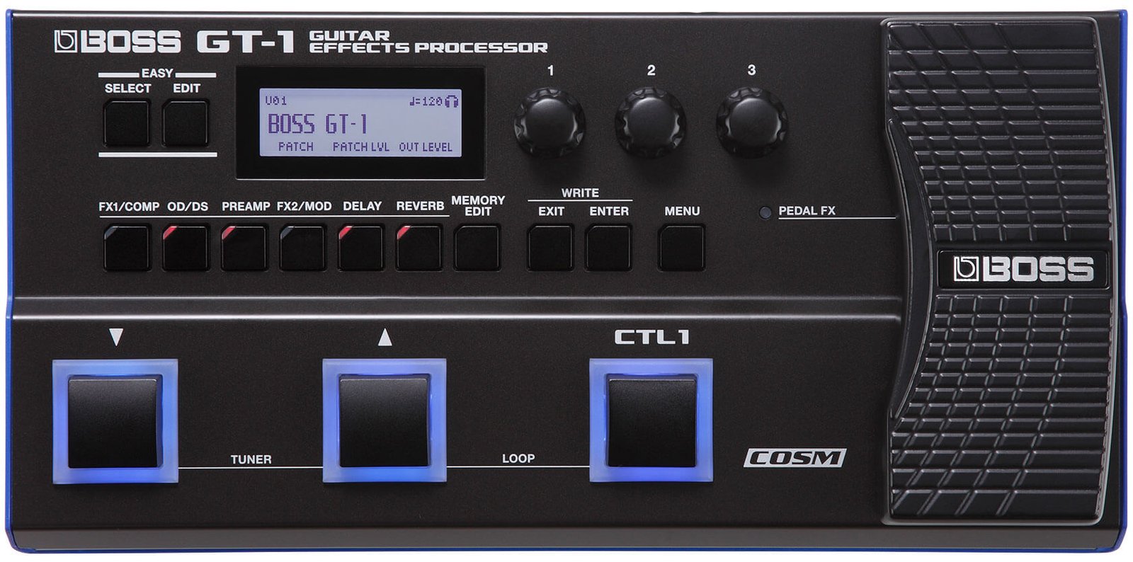 Boss GT1 Guitar Effect Processor 3