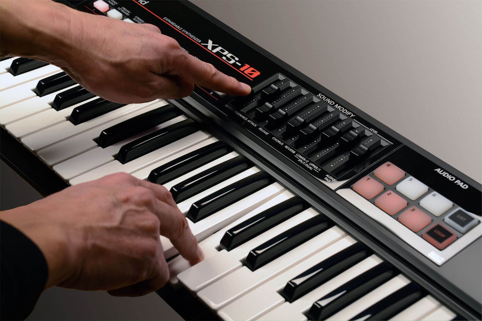 Playing Roland XPS 10 Expandable Synthesizer