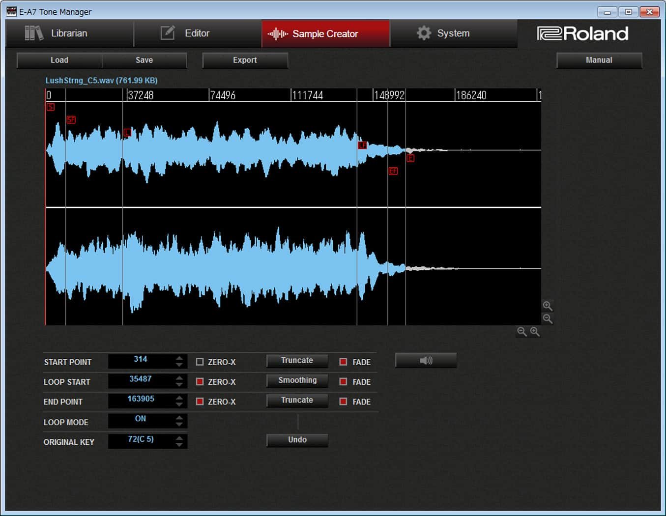 Roland E A7 61 key Expandable Arranger Keyboard software