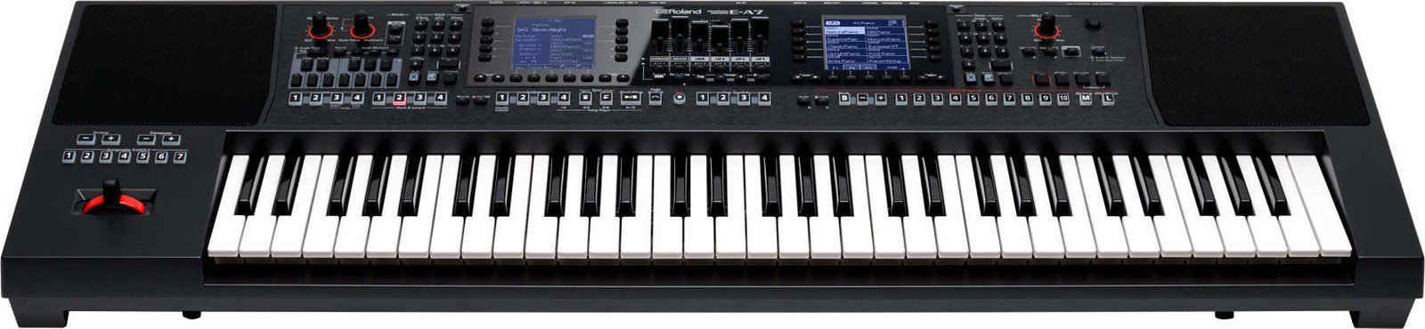 Roland E A7 61 key Expandable Arranger Keyboard top