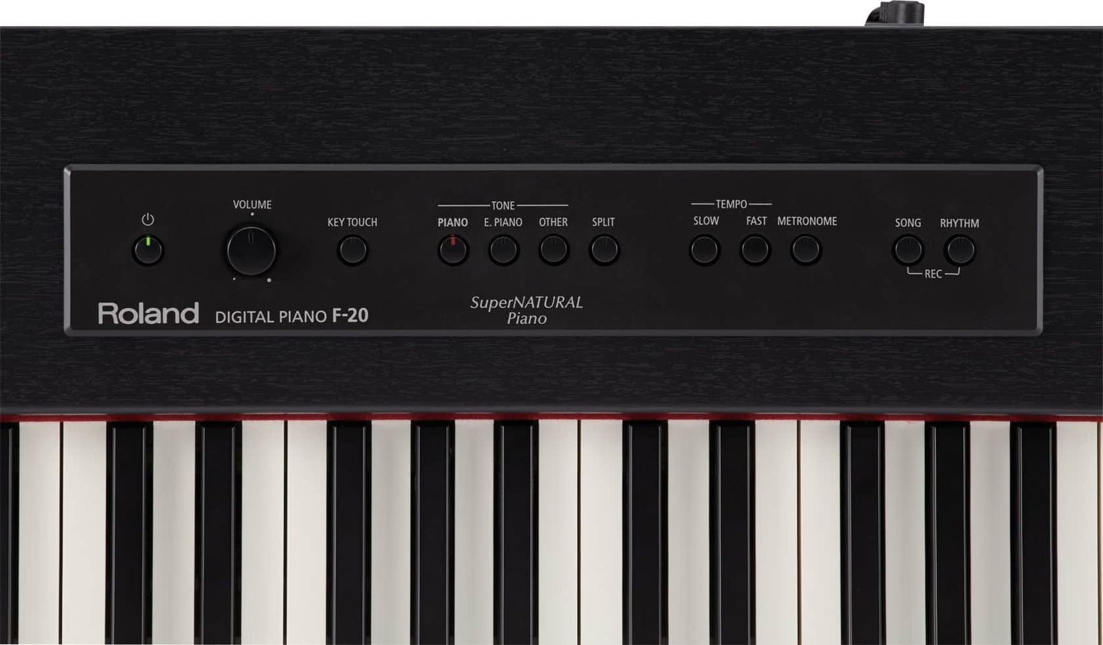 Roland F 20 Digital Piano buttons