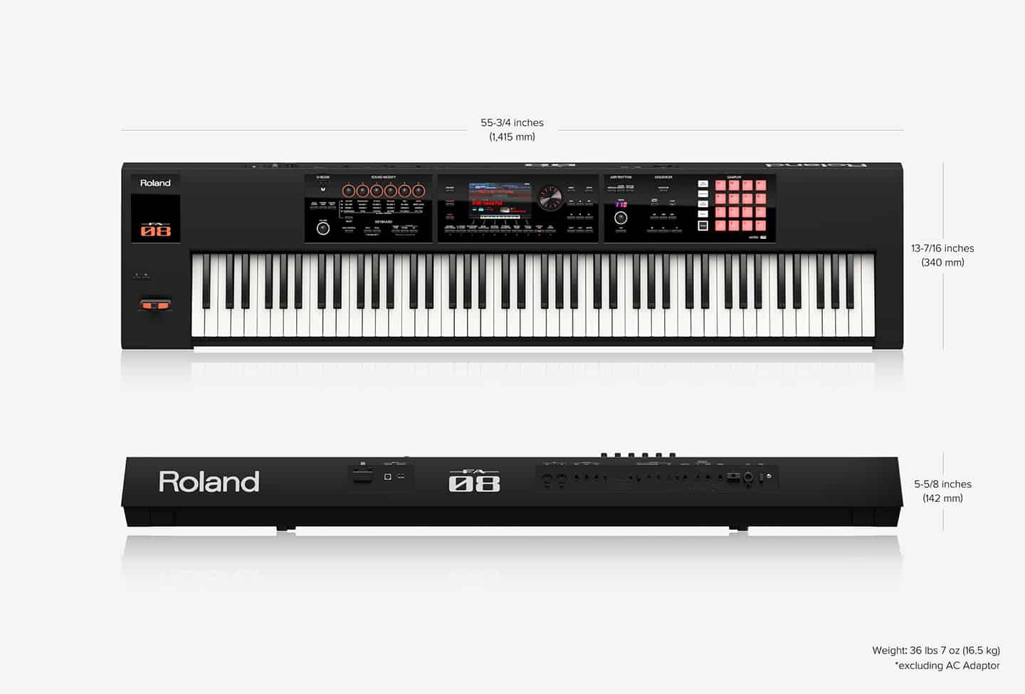 Roland FA 08 88 key Music Workstation 5