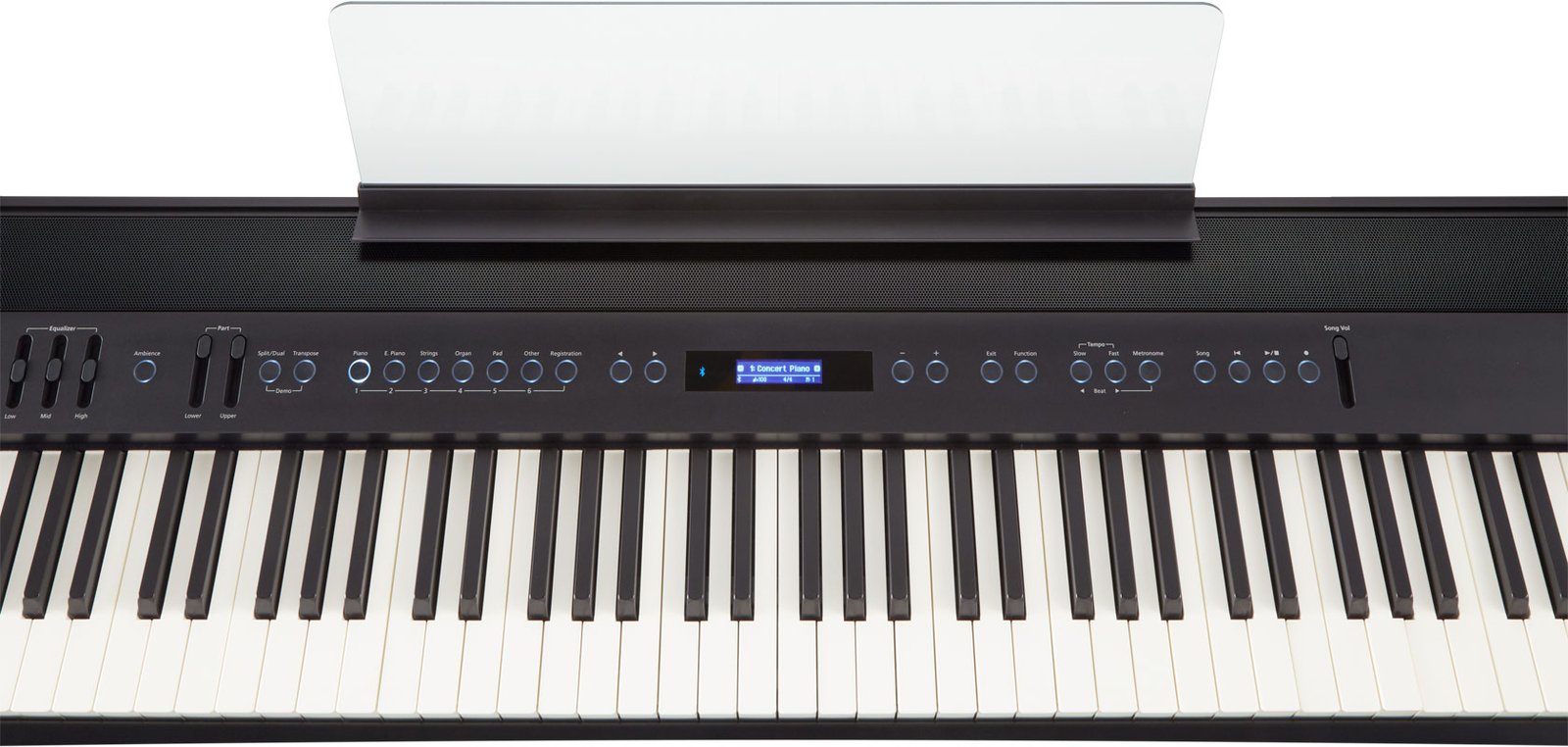 Roland FP 60 Digital Piano black keys 5