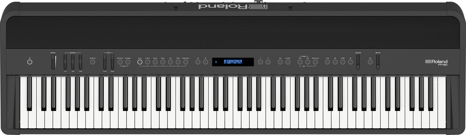 Roland FP-90 Digital Piano black front