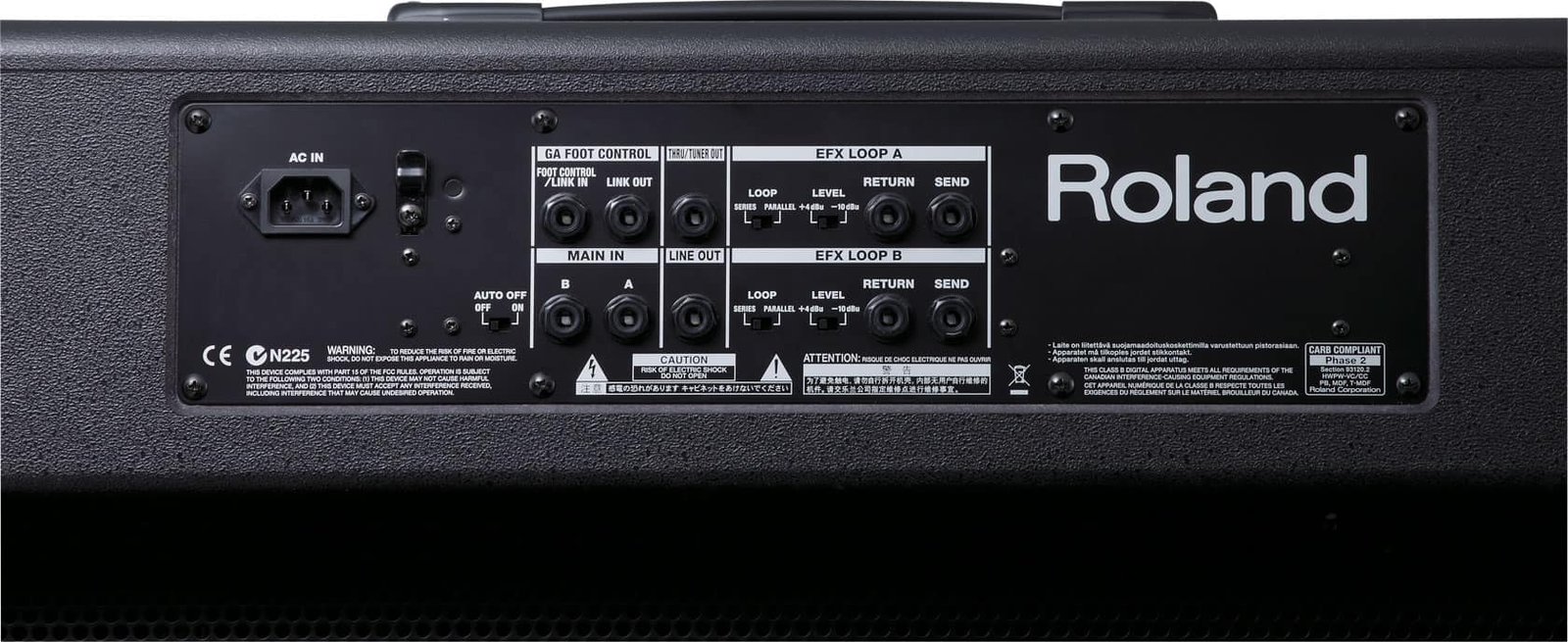 Roland GA 212 Guitar Amplifier upper