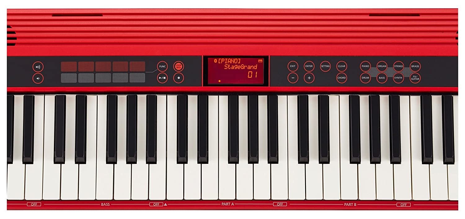 Roland GO Keys Musical Creation Keyboard keys