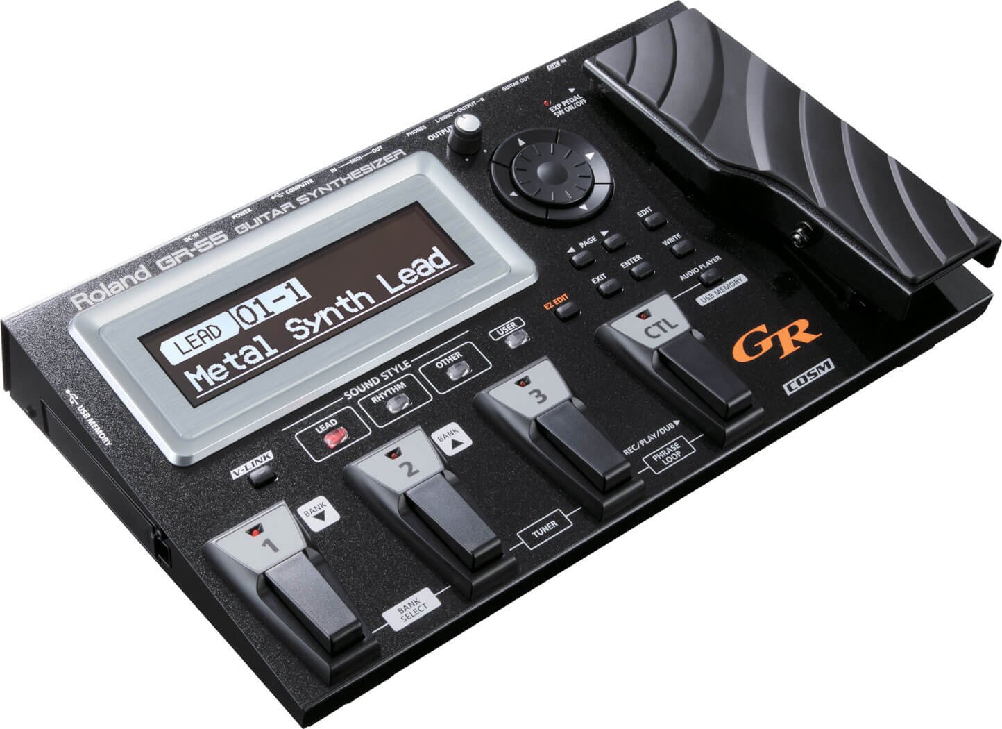Roland GR-55 Guitar Synth - With GK-3 Pickup Black 2
