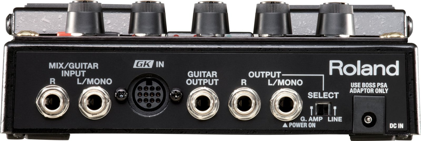 Roland GR D V Guitar Distortion Pedal inputs