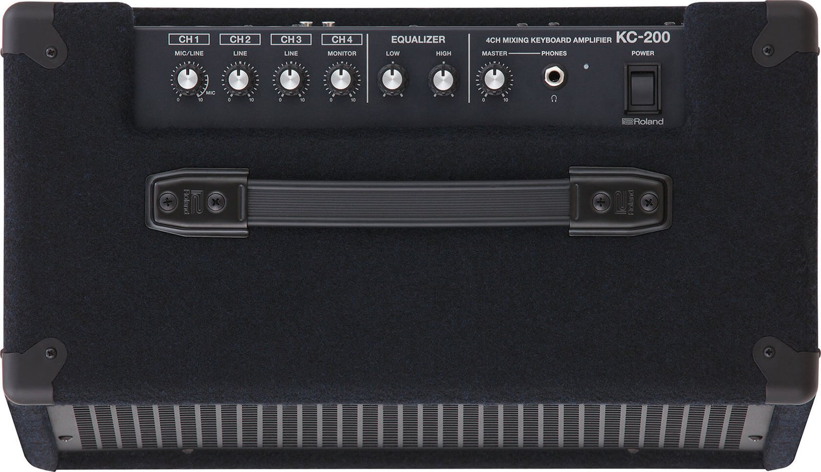 Roland KC 200 4 Ch 100W Mixing Keyboard Amplifier buttons