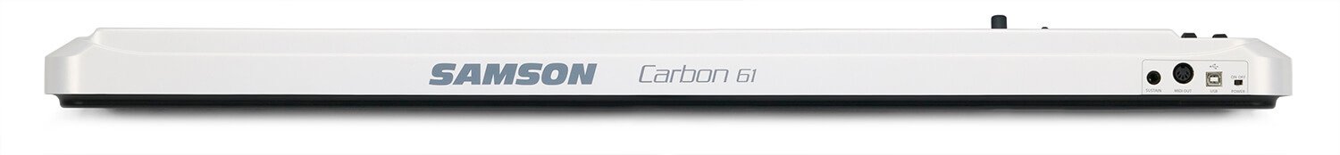 Samson Carbon 61 USB Midi Keyboard Controller inputs