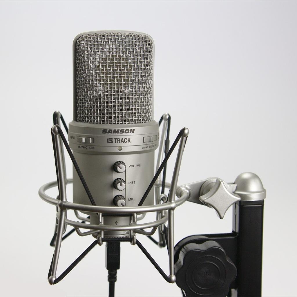 Samson G Track USB Condenser Microphone with Audio Interface 4