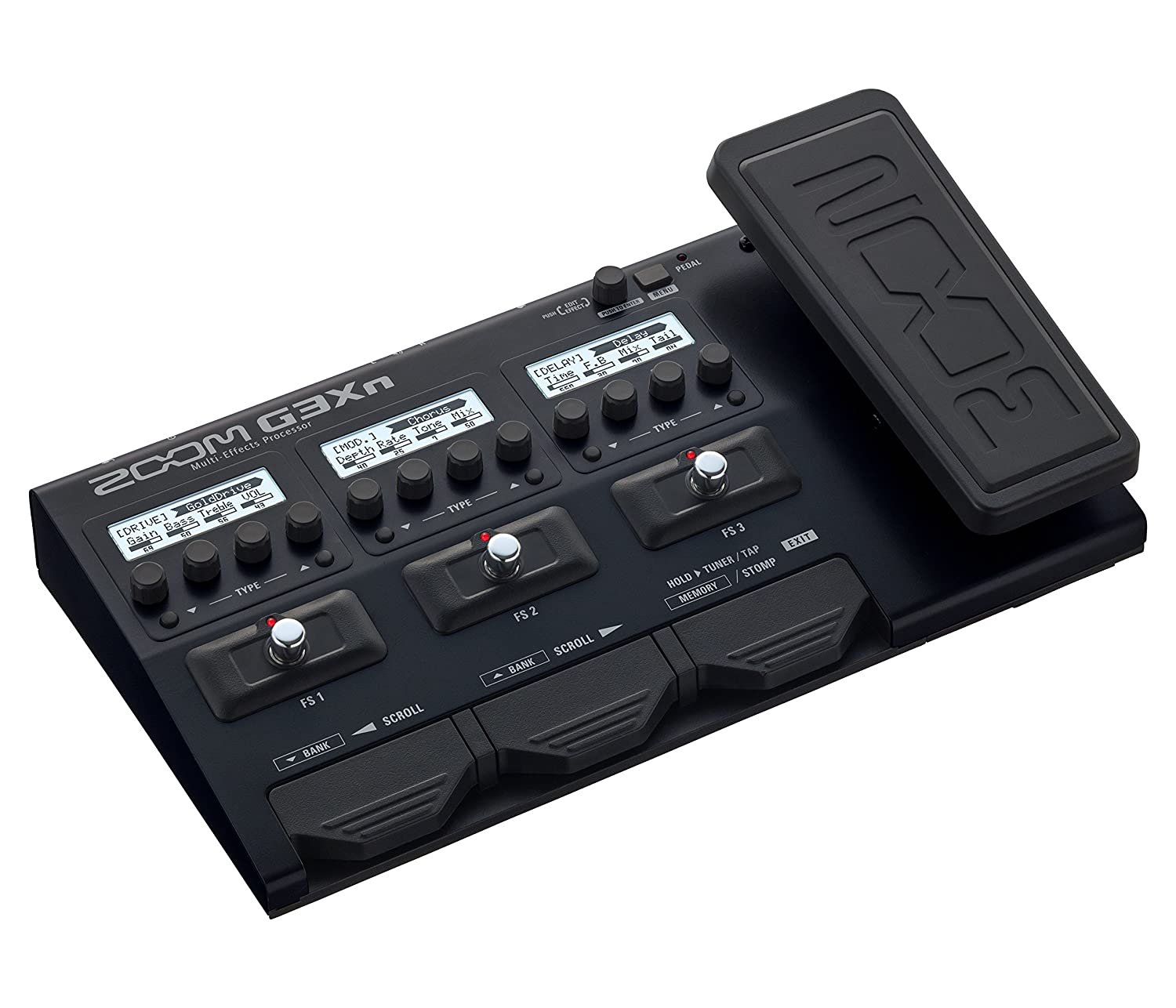 Zoom G3Xn Multi Effects Processor with Expression Pedal for Guitarists